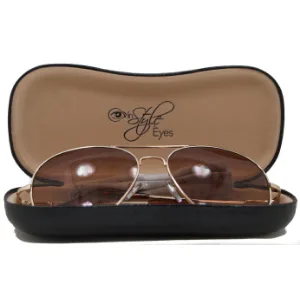 EyeCool Classic Full Reader Glasses Non-Bifocal Sunglasses - Full-Rimmed Frame - Non-Polarized Lens - Black - 3.0x Black 3.0 x - In Style Eyes case and cleaning cloth, glasses accessories, hard case, glasses care and protection
