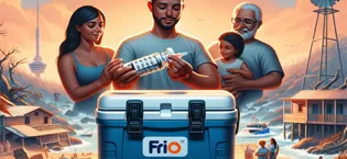 FRIO DUO Insulin Cooler Wallet - Keep Medication Cool for 45+ Hours Insulin Bag - Perfect for Travel and Everyday Use Black - Insulin Cooling Medication Storage Portable Medication Cooler