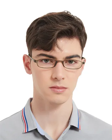Lightweight Reading Glasses Flexible(Memory Plastic) Readers Men and Women 1 Black & 1 Brown 2.5 x - 655C14model