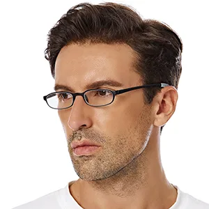 Lightweight Reading Glasses Flexible(Memory Plastic) Readers Men and Women 1 Black & 1 Brown 2.5 x - TR655C1300*300-2