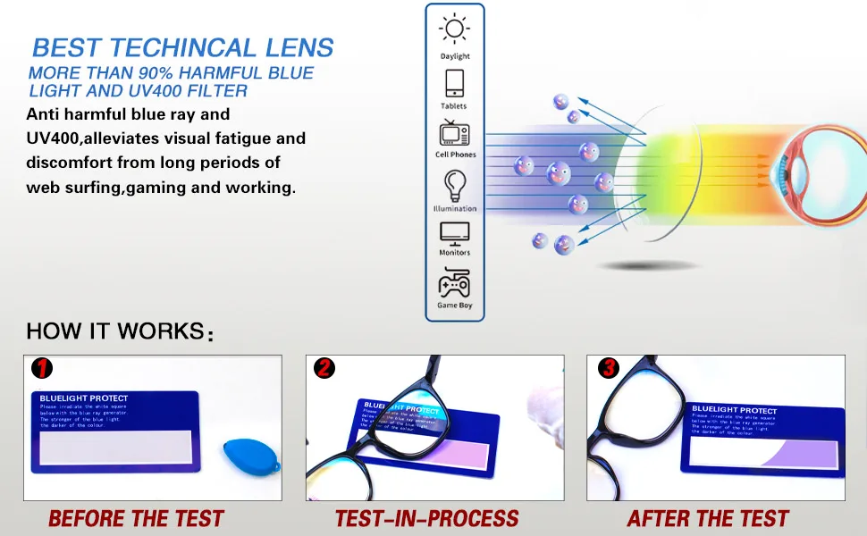 VIDEBLA Progressive Multifocus Reading Glasses Blue Light Blocking Women/Men Computer Readers with Spring Hinge (2 Mix Color 2.75) 2 Mix Color 2.75 x - Blue Light Blocking