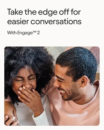 Loop Engage 2 Plus Ear Plugs Everyday Noise Relief with Clear Speech for Social Gatherings Work Conversation Parenting & Noise Sensitivity 16 dB Noise Reduction + Mute for Extra Coverage - Loop Noise Reducing Earplugs