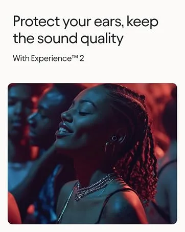 Loop Engage 2 Plus Ear Plugs Everyday Noise Relief with Clear Speech for Social Gatherings Work Conversation Parenting & Noise Sensitivity 16 dB Noise Reduction + Mute for Extra Coverage - Loop Noise Reducing Earplugs