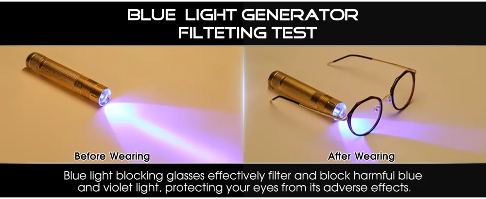 ATTCL Unisex Blue Light Blocking Glasses Eyeglasses Frame Anti Blue Ray Computer Game Glasses Black-all as the pictures - Why do you need item?