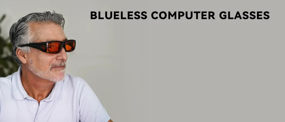 BLUELESS Fitover Glasses for Computer Blue Blocking with Orange Tinted Sleep Glasses Black 05-black-100% Blue Light Blocking - Fitover Blue Light Blocking Computer Glasses BLUELESS