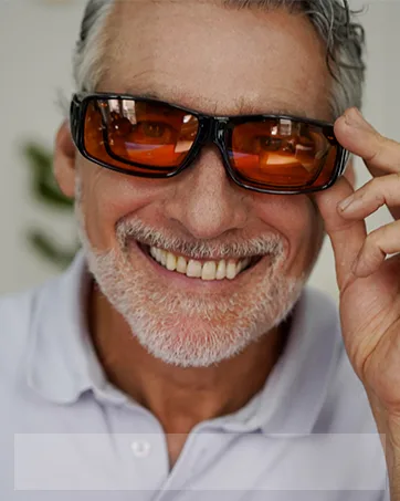 BLUELESS Fitover Glasses for Computer Blue Blocking with Orange Tinted Sleep Glasses Black 05-black-100% Blue Light Blocking - Fitover Blue Light Blocking Computer Glasses with Orange Tinted