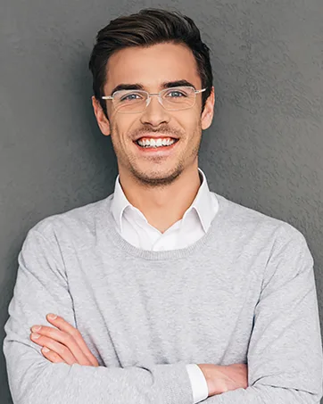 Durable Progressive Multifocus Reading Glasses for Men Blue Light Blocking Computer Reader Anti Eyestrain Metal Frame Spring Hinges (for Mid-Near Range approx 3ft) 2.5 Gunmetal - Skyoak progressive multifocus