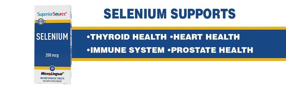 Superior Source Selenium Nutritional Supplements, 200 mcg, 60 Count - whole coconut dog formula blood mens nordic caps vita acid tea foods vitamine doctors dogs support