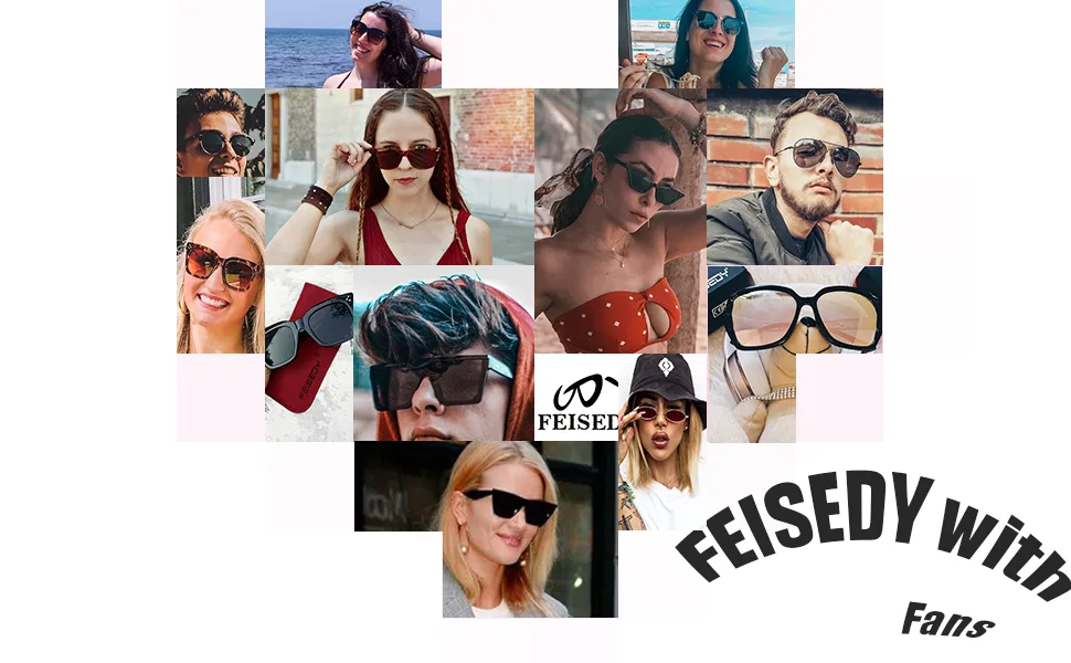 FEISEDY Trendy Cateye TR90 Blue Light Blocking Spring Hinges Computer Glasses Women B2676 Black+pink - LOVE