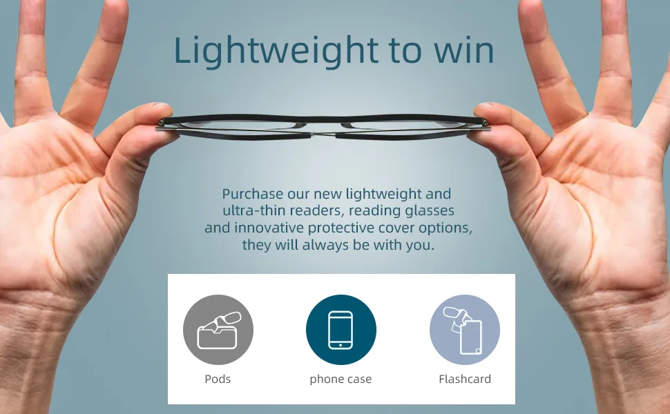KoKoBin Ultra-thin anti-blue reading glasses anti-glare glasses Black 2.50 Black 2.5 x - product information 11