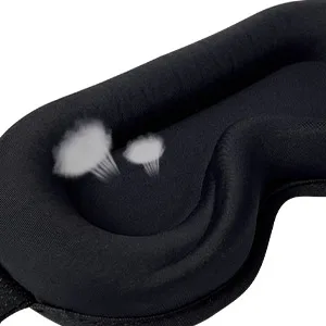 Easysleep Sleep Eye Mask 3D Contoured Cup Sleeping Mask with 100% Light Blocking and Adjustable Strap Soft Breathable Eye Cover Night Blindfold Mask for Men Women. - breathable