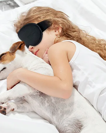 Easysleep Sleep Eye Mask 3D Contoured Cup Sleeping Mask with 100% Light Blocking and Adjustable Strap Soft Breathable Eye Cover Night Blindfold Mask for Men Women. - sleep mask