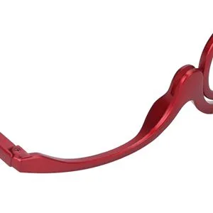 Makeup Reading Glasses Fashionable Single Lens Rotating Eyeglasses Magnifying Makeup Glasses Eye Make Up Spectacles Flip Down Lens Cosmetic Red (+3.00) - product information 20