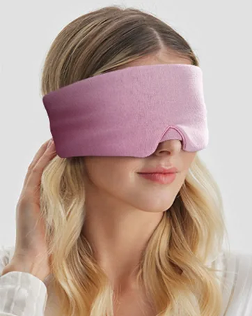 Soft Sleep Mask Modal Cotton Eye Mask for Sleeping 99% Light Blocking Comfortable & Breathable Contoured Design for Women Men Adjustable Band Night Blindfold for Sleeping Grey - umisleep????