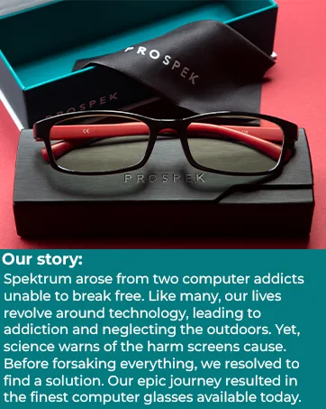 Eye glasses cleaner spray - 2oz and Microfiber - Our story: