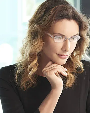 Rimless Reading Glasses For Women Blue Light Blocking Fashion Elegant Artistic Eyeglasses Spring Hinge Readers (Mixcolour 1.0) - Rimless Reading Glasses