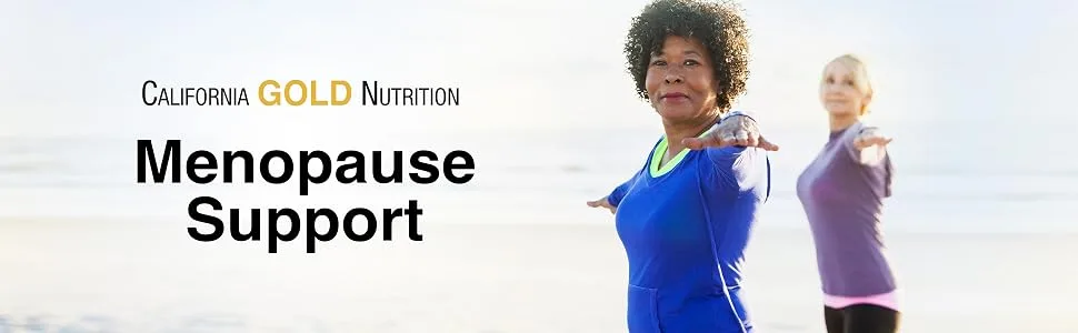 California Gold Nutrition Menopause Support 30 Veggie Capsules - 107240