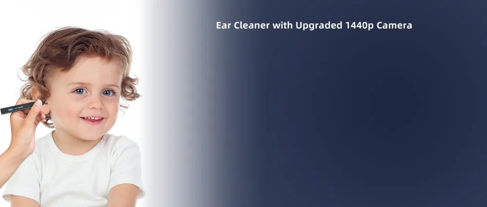 Ear Wax Removal WeGuard Ear Cleaner with Upgraded 1440p Camera Ear Wax Removal Kit Ear Camera Otoscope with Light Ear Cleaning Kit for iPhone iPad Android Phones (Black) - product information 1