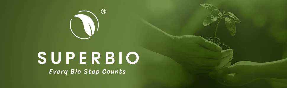 SUPERBIO 1.6 Gallon Compostable Handle Tie Garbage Bags, 50 Count, Small Trash Bags With Handles Certified by BPI and OK Compost 1.6 Gallon, 50 count - SuperBio Compost Bags