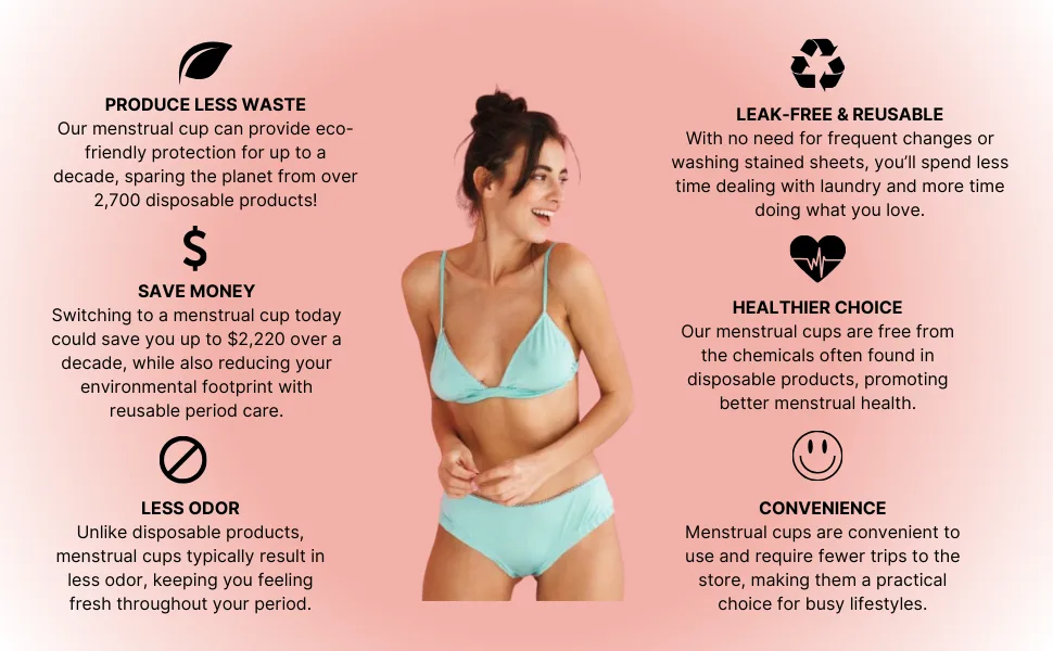 Reusable Menstrual Cup with Applicator for Easy Insertion - 100% Medical Grade Silicone Period Cup and Period Cup Applicator - Menstrual Cup Applicator + Cup - 12 Hour Wear (Small) - copa menstrual, period, period cup, menstrual cup, menstrual cup applicator