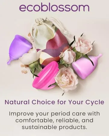 Ecoblossom Complete Menstrual Cup Kit - Small & Large Reusable Period Cups Silicone Sterilizer Holder Cleansing Wash Water-Based Lube and Easy-Insert Disc Applicator - All Inclusive Set - Menstrual Cups; Period Cup; Copa Menstrual; Menstrual Cup; Period Cups for Women; Menstral Cup;