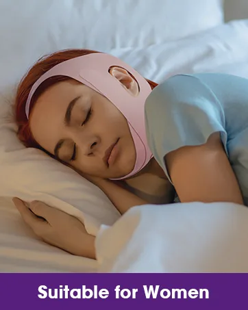 Anti Snore Chin Strap Upgraded EasYoung Snoring Solution Effective Anti Snore Strap Adjustable and Breathable Material Stop Snoring Sleep Headband for Men Women 01.pink - product information 3