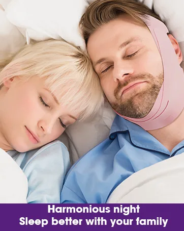 Anti Snore Chin Strap Upgraded EasYoung Snoring Solution Effective Anti Snore Strap Adjustable and Breathable Material Stop Snoring Sleep Headband for Men Women 01.pink - product information 4