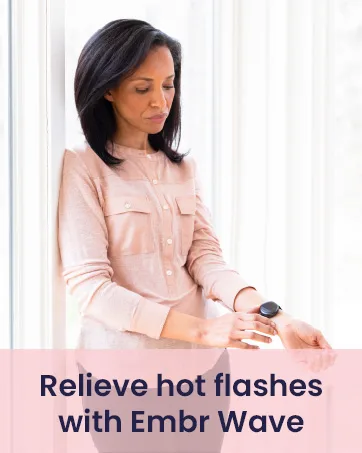 Embr Labs Wave 2 Dusty Rose Comfort Band - Arm Nylon Strap for Personal Thermal Regulation Device with Hook & Loop Closure - Embr Labs Brand Story