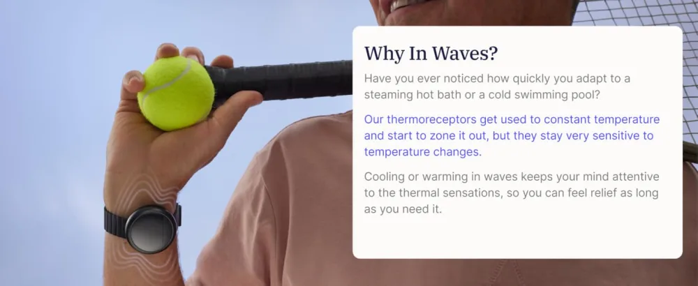 Embr Wave Cooling and Warming Wristband - Personalized Thermal Relief - Manage Hot Flashes Night Sweats Sleep - FSA HSA Eligible - Clinically Proven - Rechargeable - Black One Size - Cooling or warming in waves works because our bodies are more sensitive to temperature changes.