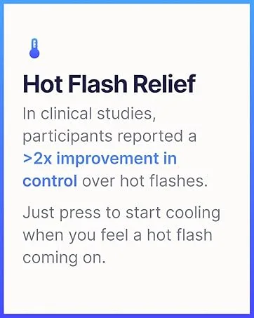 Embr Wave Cooling and Warming Wristband - Personalized Thermal Relief - Manage Hot Flashes Night Sweats Sleep - FSA HSA Eligible - Clinically Proven - Rechargeable - Black One Size - The Wave might be able to help you manage hot flashes.