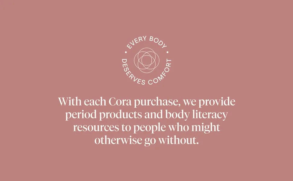 Cora Period Regular Liners | 100% Organic Cotton Topsheet | Ultra Thin Quick Absorbency | Hypoallergenic | Dermatologically Tested | Unscented No Wings (42 Liners) - cora period long liners for women bladder incontinence tampons organic feminine care health beauty