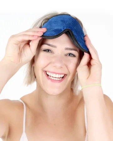 Dream Essentials Bamboo Sleep Mask - Green Made from Natural Bamboo Fiber Lightweight - Dream Essential