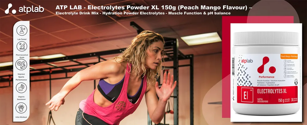 ATP LAB | Electrolytes XL 150g | Performance Product That contributes to Muscle Function Hydration and pH Balance. - ATP LAB | Electrolytes XL 150g