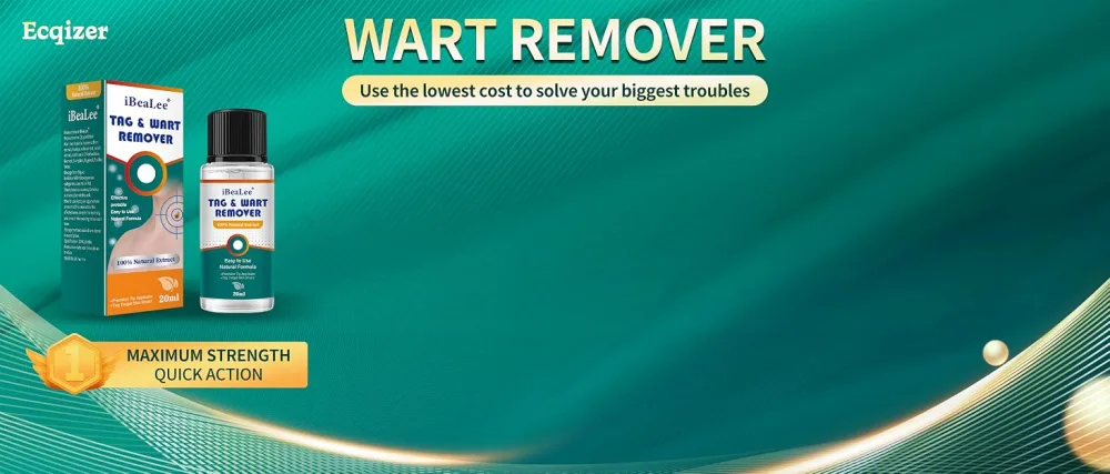 Wart Remover Liquid - Effective Wart Removal with Specialized Formula for Plantar and Common Warts. Safe Botanical-Based and Strong - skin tag remover