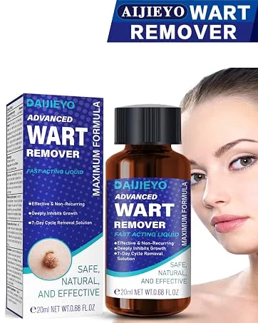 Wart Remover Liquid - Maximum Strength Formula for Rapidly Removing Plantar Warts and Common Warts Safe Natural & Potent Suitable for Most Body Warts - skin tag remover