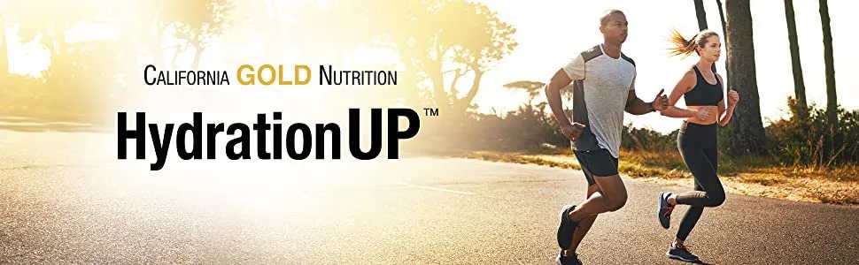 California Gold Nutrition Beverages HydrationUp Electrolytes Tropical 8 oz (227 g) - California Gold Nutrition HydrationUP