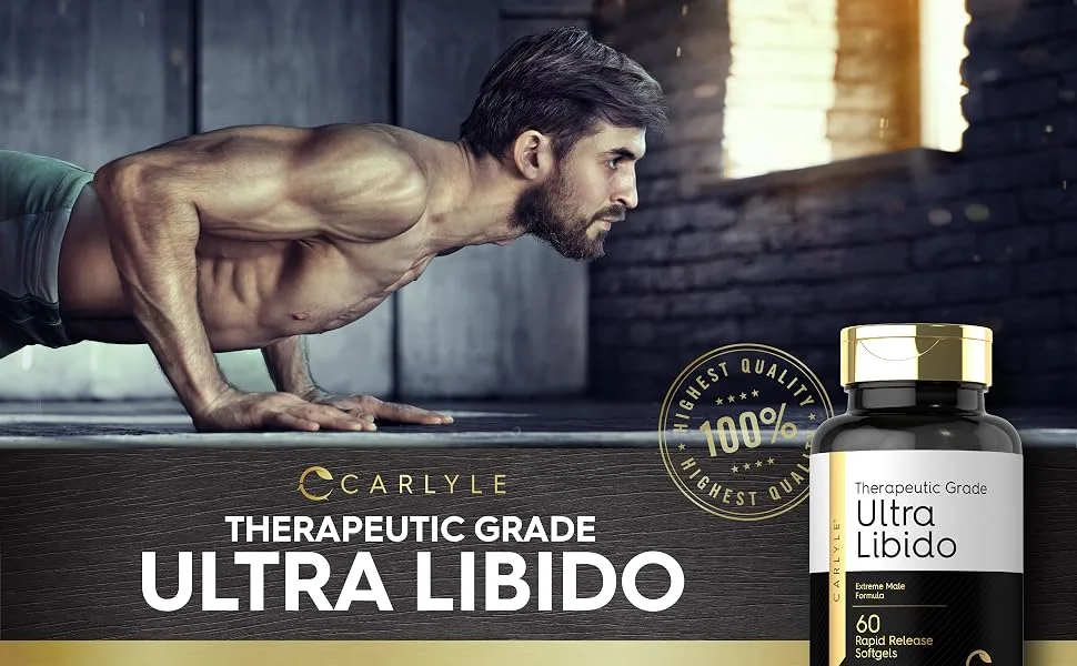 Carlyle Ultra Libido | 60 Softgels | Extreme Male Formula | Therapeutic Grade | Non-GMO & Gluten Free Supplement - product information 6