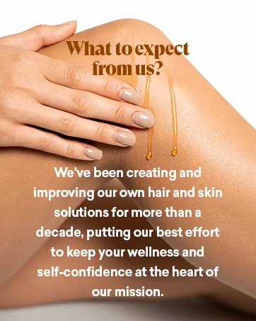Just Nutritive Normal Hair Shampoo | Best Shampoo for Normal Hair Types | Leaves Hair Fresh & Great - Women legs with serum