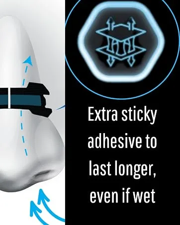 Nose Strips for Breathing. Nasal Strips for Snoring. Airevolution Anti Snoring Devices Designed to Perform as a Better Snoring Solution with More Spring Effect and Strong Adhesion. Works Day and Night 30 - Nasal dilators