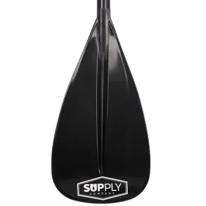 SUP Paddle - 3 Piece Adjustable Stand Up Paddle Board Paddles - Lightweight & Floating Paddleboard Oar - Durable & Packable for Travel - High-Grade Aluminum Shaft & Nylon Blade for Efficient Strokes Black - Alloy Paddle