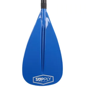 SUP Paddle - 3 Piece Adjustable Stand Up Paddle Board Paddles - Lightweight & Floating Paddleboard Oar - Durable & Packable for Travel - High-Grade Aluminum Shaft & Nylon Blade for Efficient Strokes Black - Alloy Paddle