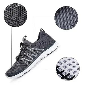 SUOKENI Men's Quick Drying Slip On Water Shoes for Beach or Water Sports 10.5 Lightgray - details