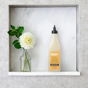 Sauce Beauty Clarifying Rinse with Apple Cider Vinegar Tea Tree Oil - 8 Fl Oz Scalp Buildup Remover and Cleanser - acv rinse