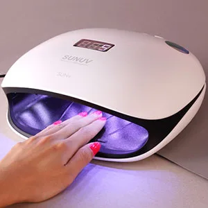 SUNUV 48W UV LED Light Lamp Nail Dryer for Gel Polish with Auto Sensor Professional Nail Art Tools SUN4 Black - product information 5