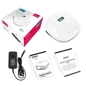 SUNUV 48W UV LED Light Lamp Nail Dryer for Gel Polish with Auto Sensor Professional Nail Art Tools SUN4 Black - product information 7