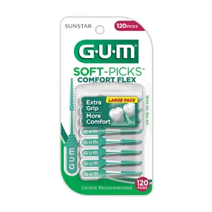Sunstar 888JC GUM Advanced Care Flossers, Fresh Mint, Vitamin E & Fluoride, 150 Count (packaging may vary) 150 Flossers Flossers - GUM Comfort Flex