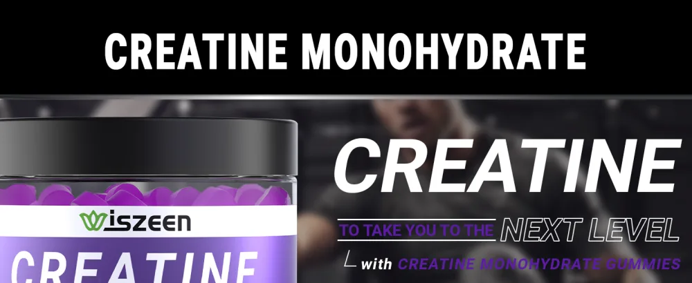 Sugar Free Creatine Monohydrate Gummies 5g for Men Women Creatine Monohydrate Gummy with L-Taurine Alpha GPC Vitamin B12 - Creatine infused gummies