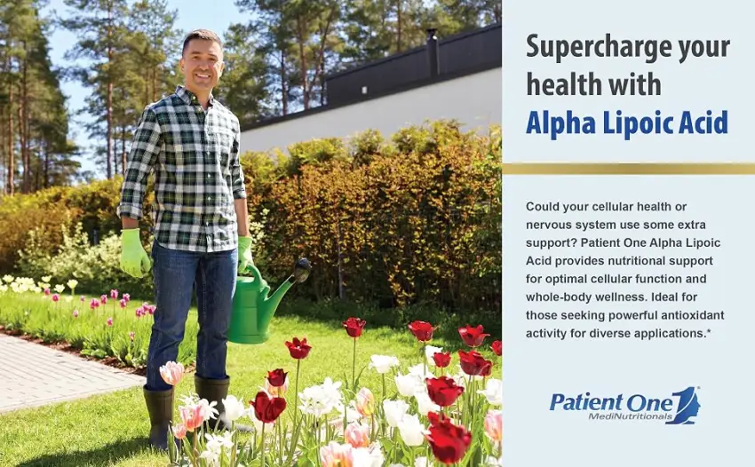 Patient One Alpha Lipoic Acid (ALA) 600 mg | Antioxidant Supplement to Support Nerve and Liver Health* | 60 Capsules - ALA 200mg