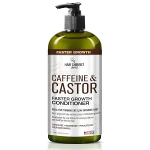 Hair Chemist Caffeine and Castor Shampoo & Conditioner 33.8 oz 2-PC Boxed Gift Set - HC Caff & Castor Conditioner