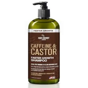 Hair Chemist Caffeine and Castor Shampoo & Conditioner 33.8 oz 2-PC Boxed Gift Set - HC Caff & Castor Shampoo